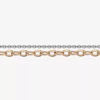 Mens Stainless Steel Inch Link Chain Necklace