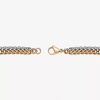 Mens Stainless Steel Inch Curb Chain Necklace