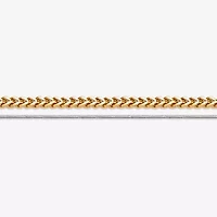 Mens Stainless Steel Inch Wheat Chain Necklace