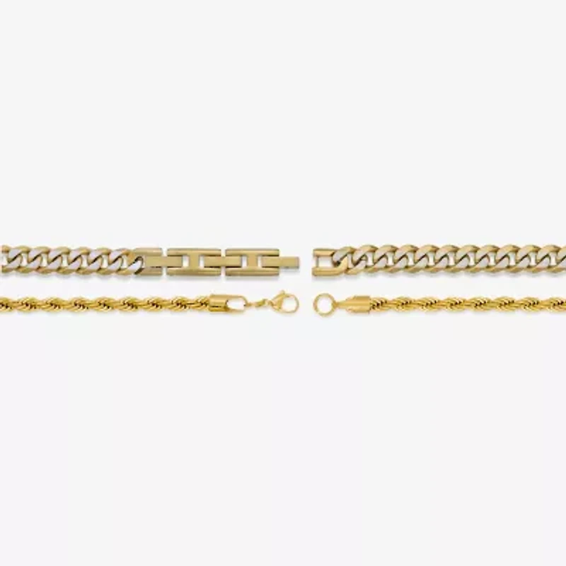 Mens 2-pc. Necklace Set
