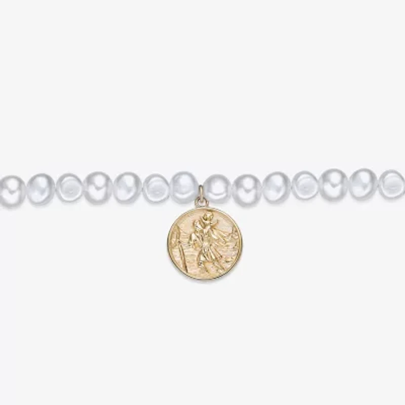Mens Stainless Steel 24 Inch Bead Chain Necklace