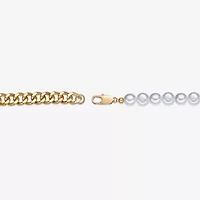 Mens Stainless Steel 24 Inch Bead Chain Necklace