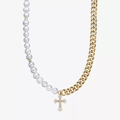 Mens Stainless Steel 24 Inch Bead Chain Necklace
