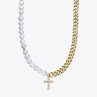 Mens Stainless Steel 24 Inch Bead Chain Necklace