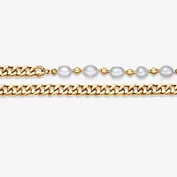 Mens Stainless Steel 24 Inch Bead Chain Necklace