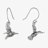 Womens Sterling Silver Drop Earrings