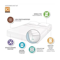 Intelligent Design Printed Mircofiber Sheet Set