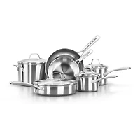 Calphalon Stainless Steel 10-pc. Cookware Set