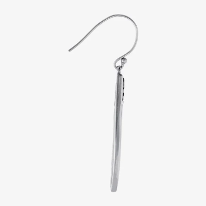 Bali Inspired Womens White Mother Of Pearl Sterling Silver Drop Earrings
