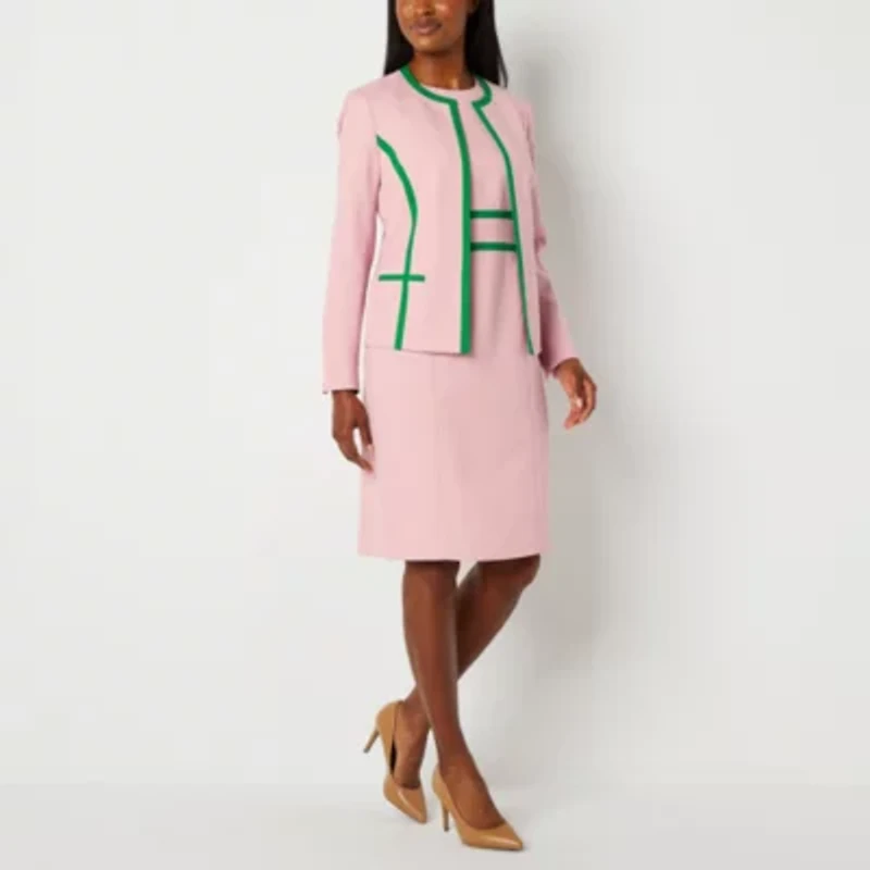 Black Label by Evan-Picone Womens Classic Fit Suit Jacket