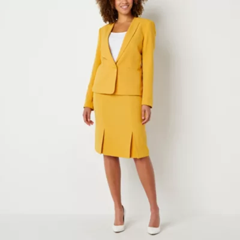 Black Label by Evan-Picone Womens Suit Skirt