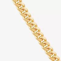Unisex Adult 14K Gold 22 Inch Curb Chain Necklace