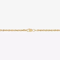 Solid 14K Gold Glitter Rope 18-30" 2.5mm Chain