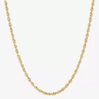 Solid 14K Gold Glitter Rope 18-30" 2.5mm Chain