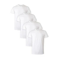 Hanes Mens 4 Pack Short Sleeve Crew Neck Moisture Wicking T-Shirt Big