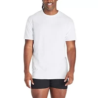 Hanes Mens 4 Pack Short Sleeve Crew Neck Moisture Wicking T-Shirt Tall