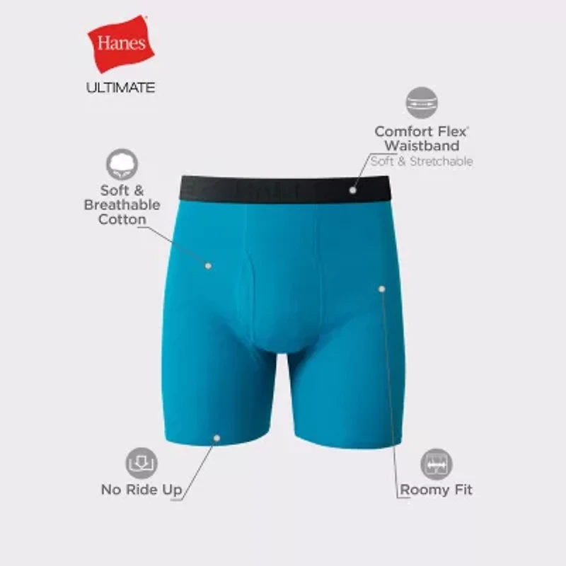 Hanes Mens Big and Tall 4 Pack Boxer Briefs 7702b4