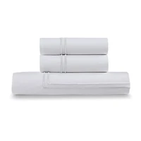 Ella Jayne 100% Cotton Percale 3 Piece Duvet Set with Satin Stitching