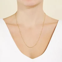 Silver Reflections 24K Gold Over Brass 18-24" Chain Necklace