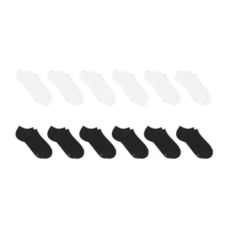 Hanes Lightweight Womens Multi-Pack 12 Pair Liner Socks