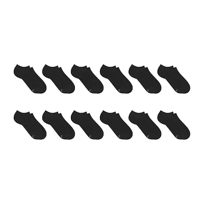 Hanes Lightweight Womens Multi-Pack 12 Pair Plus Tall Liner Socks