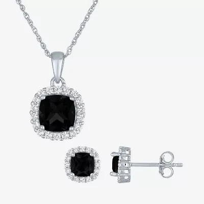 Gemstone Sterling Silver 2-pc. Jewelry Set