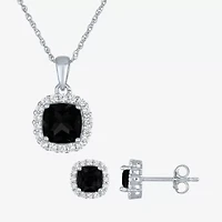 Gemstone Sterling Silver 2-pc. Jewelry Set