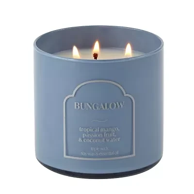 Distant Lands 14oz Bungalow 3-Wick Scented Jar Candle