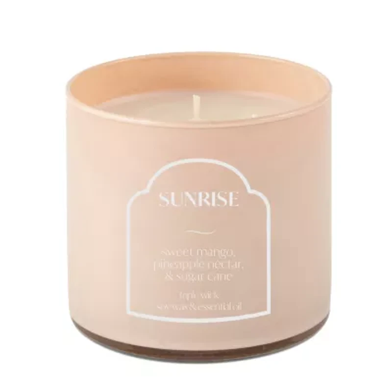 Distant Lands 14oz Sunrise 3-Wick Scented Jar Candle