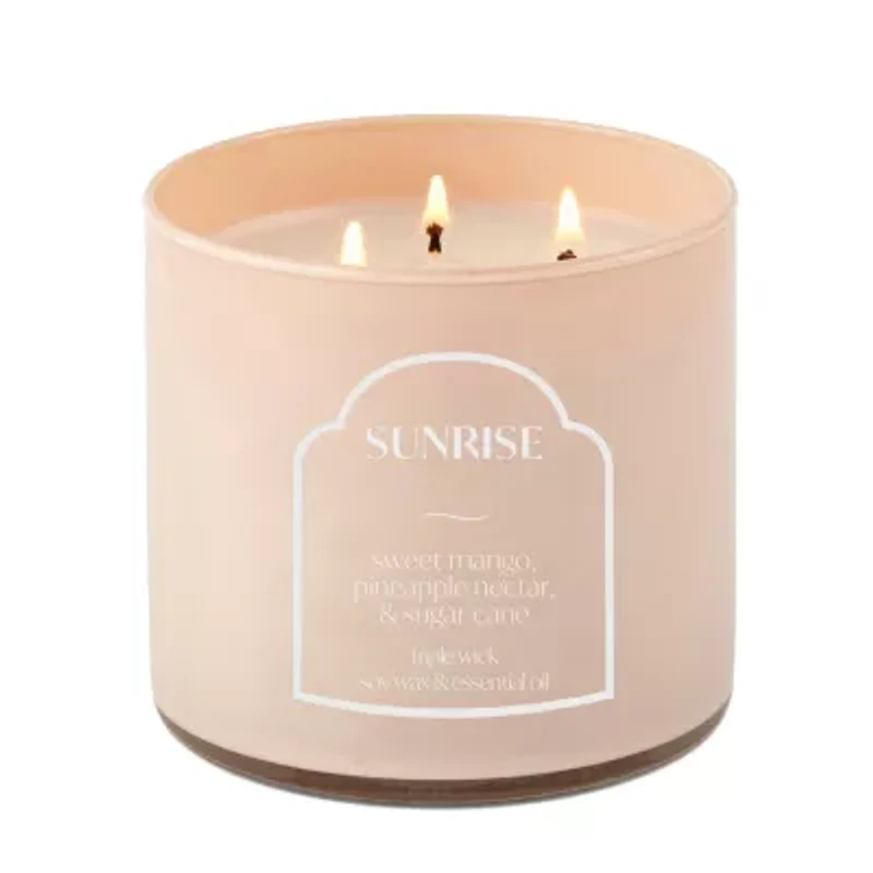 Distant Lands 14oz Sunrise 3-Wick Scented Jar Candle