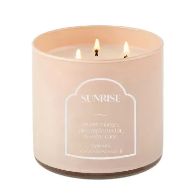Distant Lands 14oz Sunrise 3-Wick Scented Jar Candle