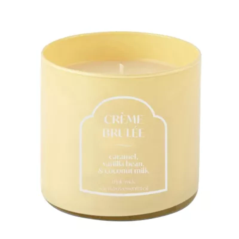 Distant Lands 14oz Creme Brulee 3-Wick Scented Jar Candle