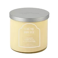 Distant Lands 14oz Creme Brulee 3-Wick Scented Jar Candle