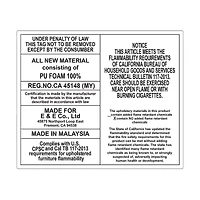 Madison Park Lucas Living Room Collection Upholstered Ottoman