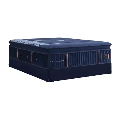 Stearns & Foster Reserve 17" Firm Euro Pillow Top - Mattress + Box Spring