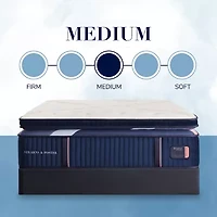 Stearns & Foster Reserve 17" Duet Medium Euro Pillow Top - Mattress + Box Spring