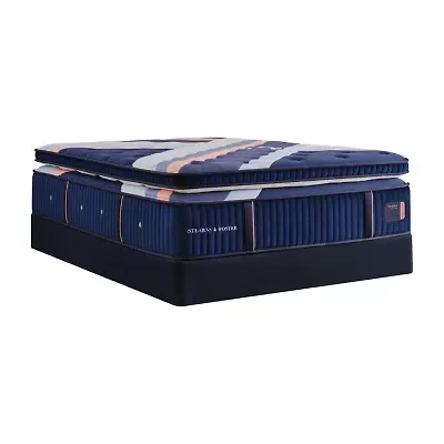 Stearns & Foster Reserve 17" Duet Medium Euro Pillow Top - Mattress + Box Spring