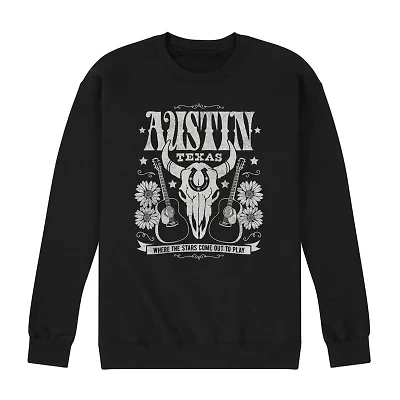 Novelty Mens Crew Neck Long Sleeve Sweatshirt