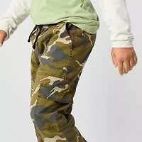 Thereabouts Pull-On Little & Big Kid Boys Straight Cargo Pant