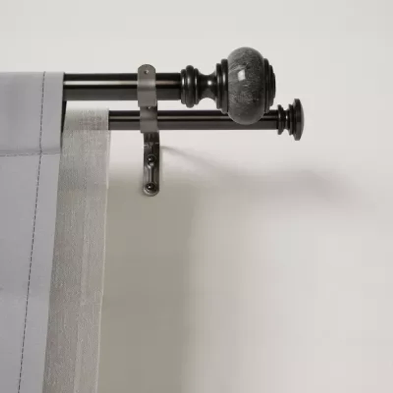 Umbra Marble Knob Double Curtain Rod