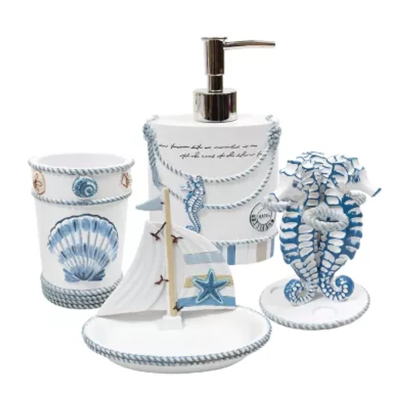 Sweet Home Collection Beach Life 4-pc. Bath Accessory Sets