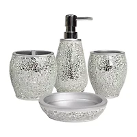 Sweet Home Collection 4-pc. Glamour Bath Accessory Sets