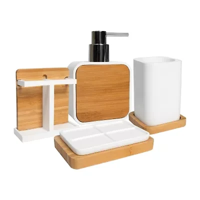 Sweet Home Collection Ritz 4-pc. Bath Accessory Set