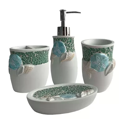 Sweet Home Collection Seascape 4-pc. Bath Accessory Set