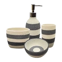 Sweet Home Collection Twist 4-pc. Bath Accessory Set