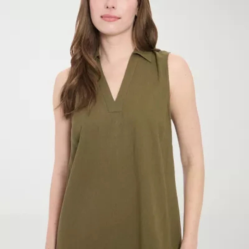 London Times Womens Sleeveless Maxi Dress
