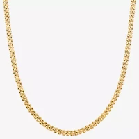 Made in Italy Womens 14K Gold Over Silver 18 Inch Chain Necklace