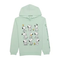 Little & Big Kid Girls Long Sleeve Peanuts Snoopy Fleece Hoodie