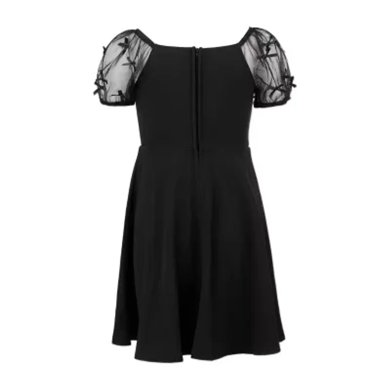 Speechless Big Kid Girls Short Sleeve A-Line Dress