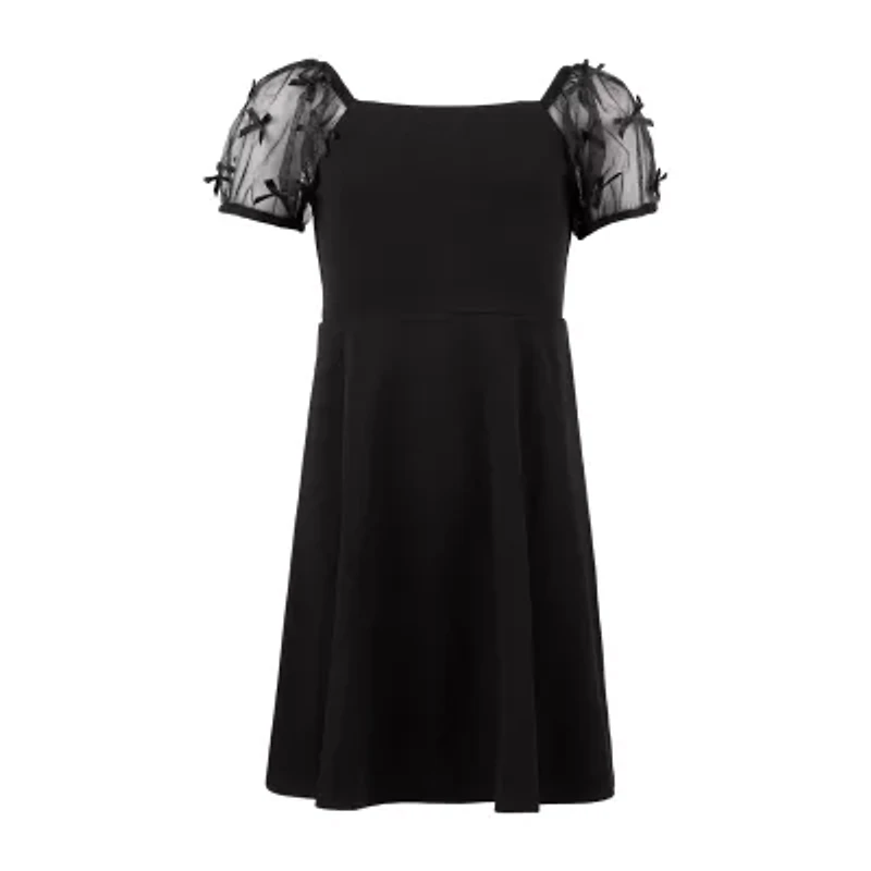 Speechless Big Kid Girls Short Sleeve A-Line Dress